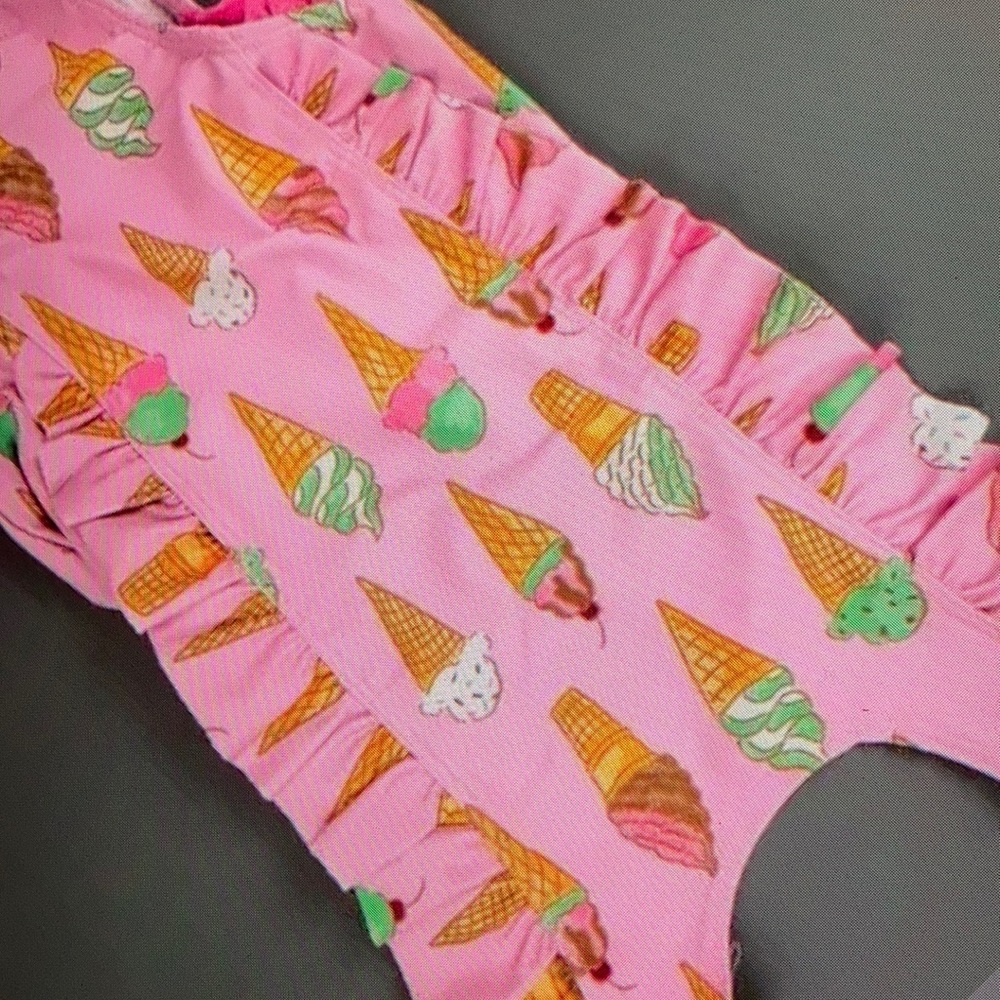 Girls ruffle toddler one piece